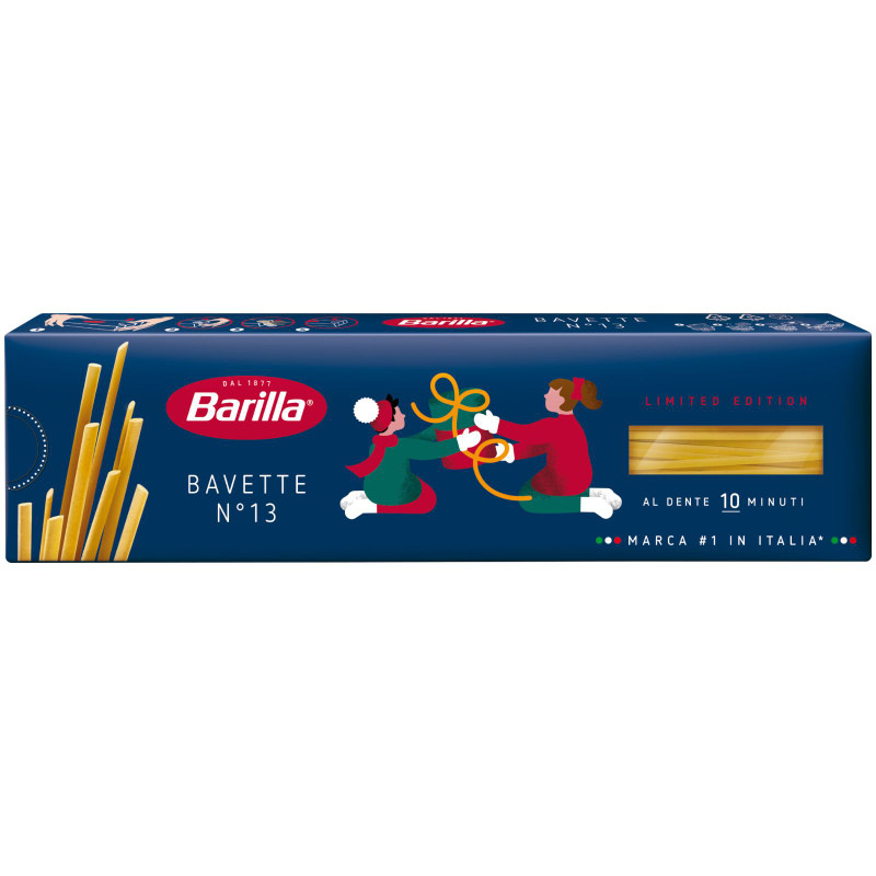 Макароны Barilla Bavette n.13 из твёрдых сортов пшеницы, 450г