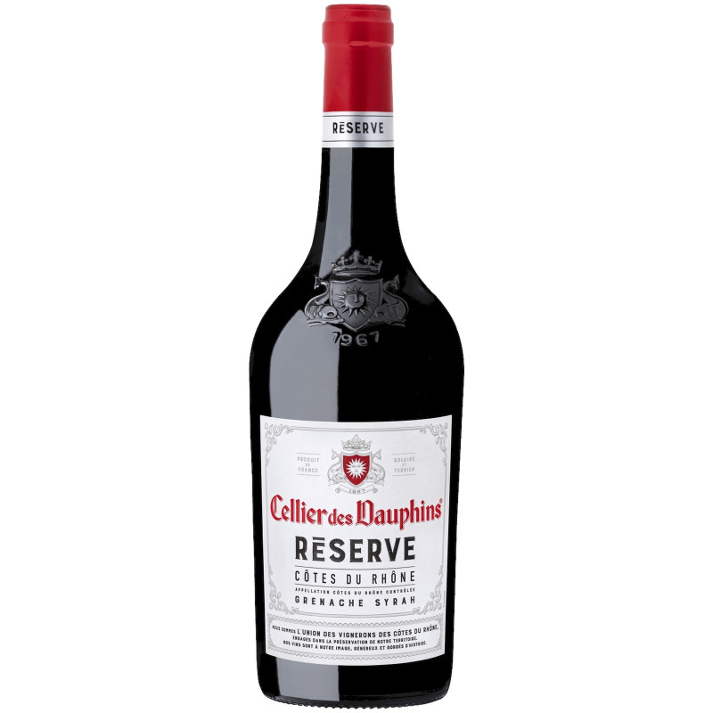 Вино Cellier Des Dauphins Reserve красное сухое 13.5%, 750мл
