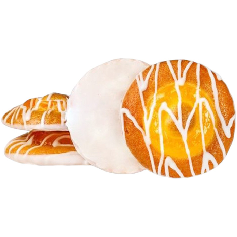Печенье Семейка Озби Сладяша бисквитное апельсиновое в белой глазури, 400г — фото 1