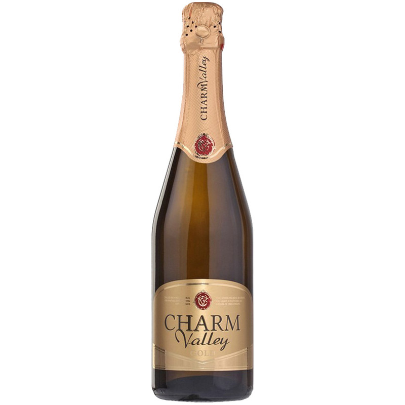 Напиток винный Charm Valley Gold Москато белый сладкий 7.5% газированный, 750мл