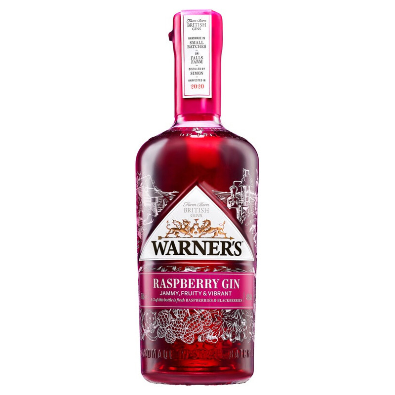 Джин Warner's Raspberry малиновый 40%, 700мл