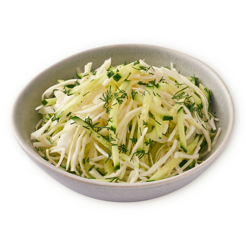 Салат из свежей капусты Шеф Перекрёсток с огурцом, 150г — фото 2