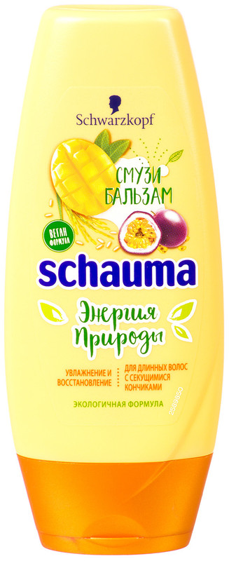 Бальзам Schauma Энергия природы смузи манго-маракуйя-рисовое молочко, 200мл