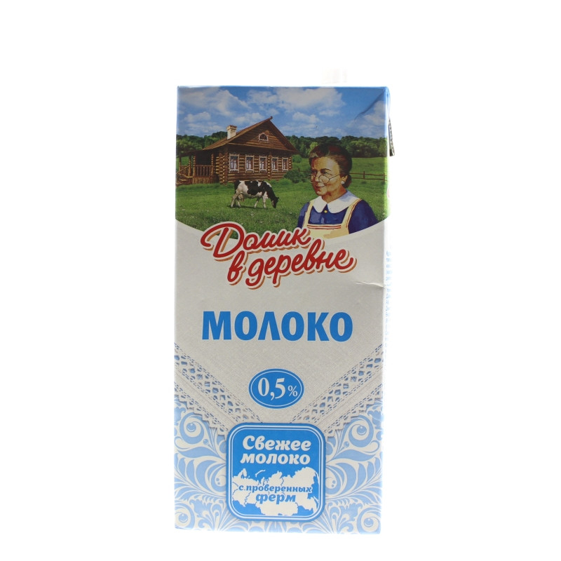 Молоко Домик в деревне стерилизованное 0.5% 950мл — фото 2