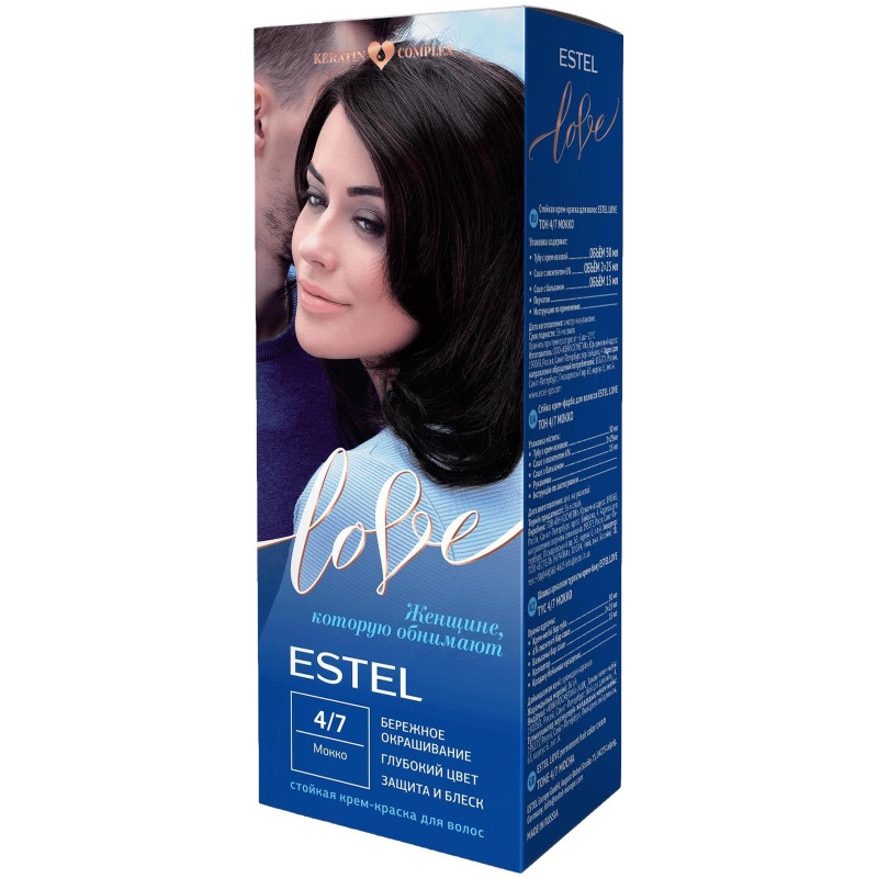 Крем-краска Estel Love стойкая для волос мокко