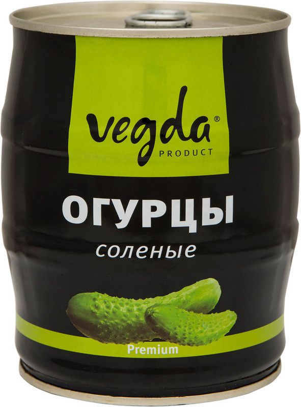 Огурцы Vegda Product солёные, 580г