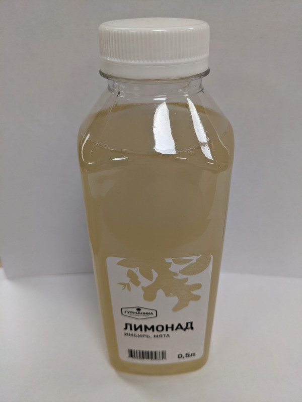 Лимонад Гурманика Мята-Имбирь безалкогольный, 500мл — фото 1