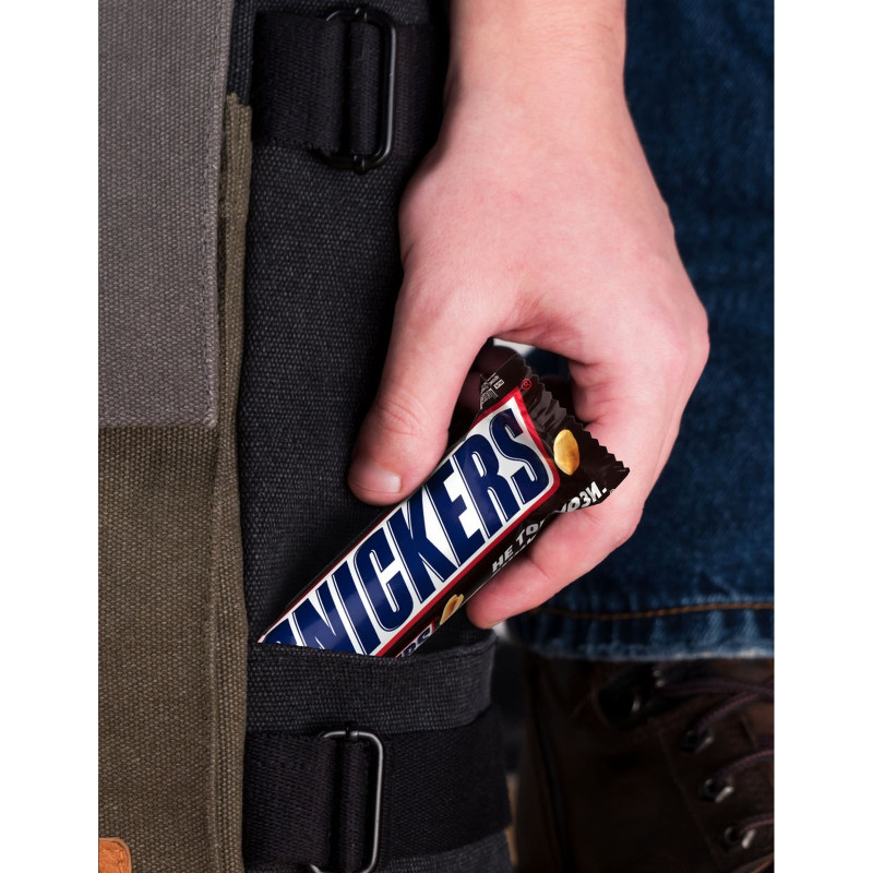 Батончик шоколадный Snickers, 50.5г — фото 2