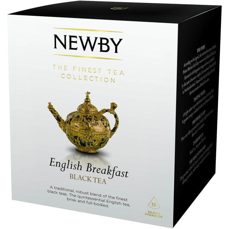 Чай Newby Английский завтрак в пирамидках чёрный, 15х37,5г — фото 1