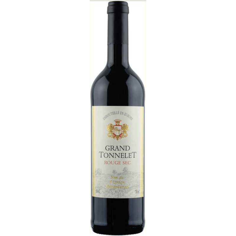 Вино ординарное Grand Tonnelet Rouge Sec красное сухое 11%, 750мл