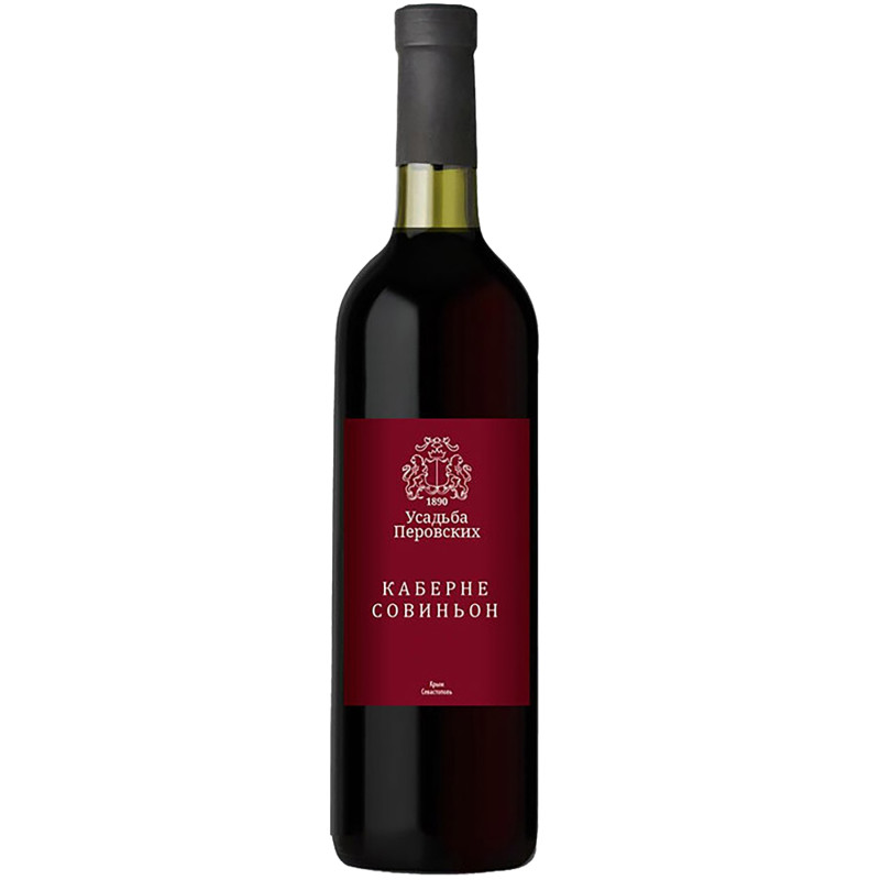 Вино Усадьба Перовских Каберне Совиньон красное сухое, 750мл