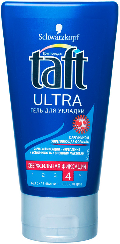 Гель для волос Taft Ultra сверхсильная фиксация, 150мл
