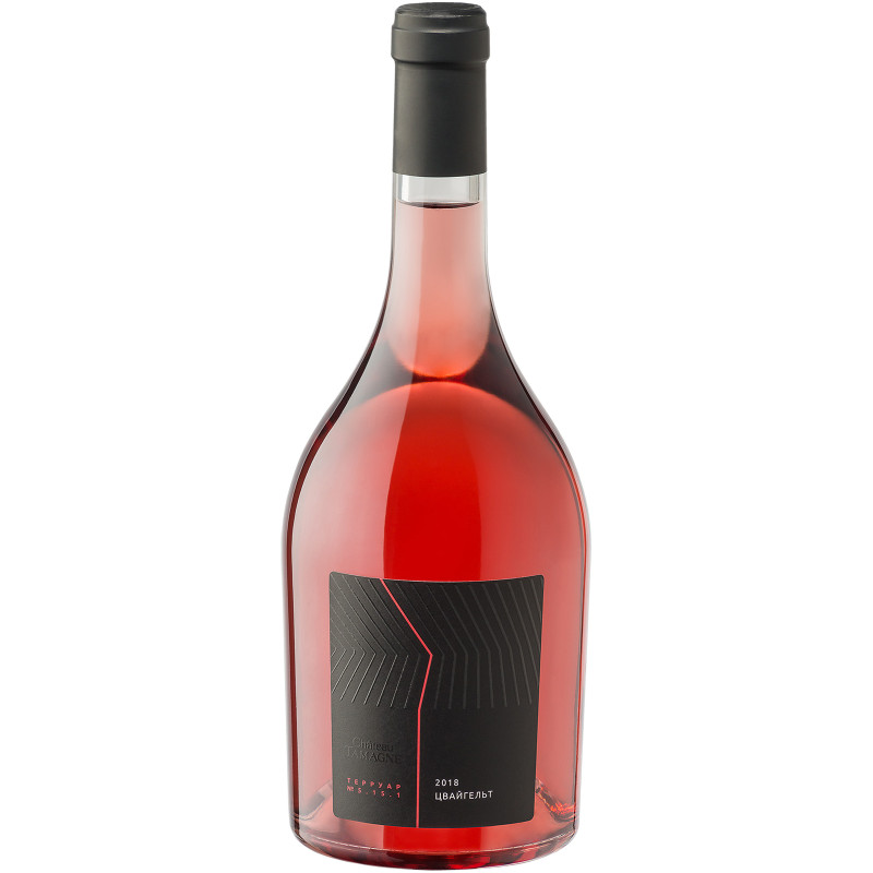 Вино Chateau Tamagne Терруарное Цвайгельт розовое сухое 13%, 750мл