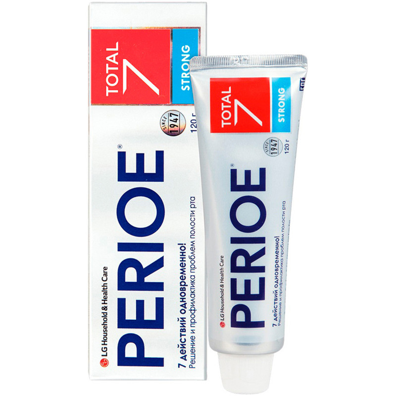 Зубная паста Perioe Total 7 Strong комплексного действия, 120г — фото 3