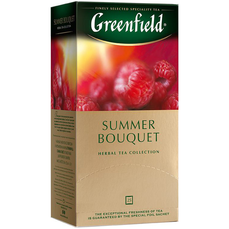 Чай Greenfield Summer Bouquet травяной в пакетиках, 25х2г — фото 2