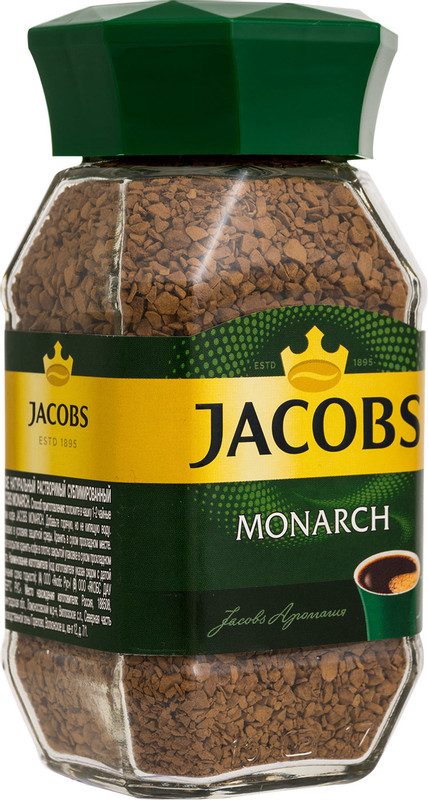 Кофе Jacobs Monarch Intense натуральный растворимый сублимированный, 47.5г — фото 4
