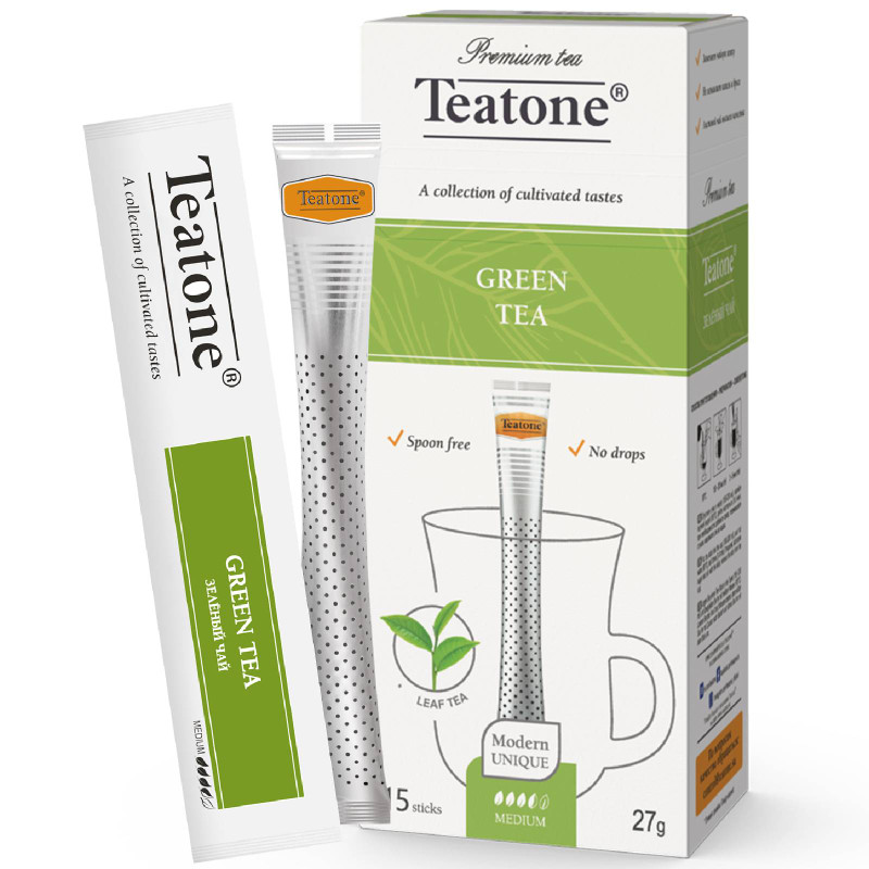 Чай Teatone зелёный, 15х1.8г — фото 1