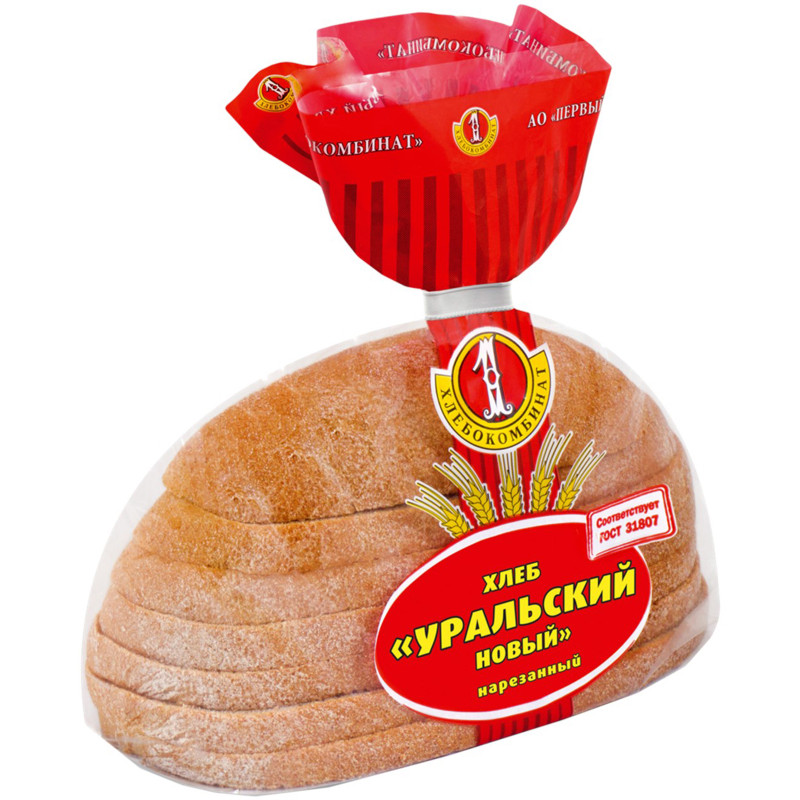 Хлеб Первый ХК Уральский новый, 330г