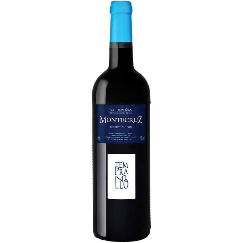 Вино Montecruz Tempranillo Valdepenas красное сухое 13%, 750мл