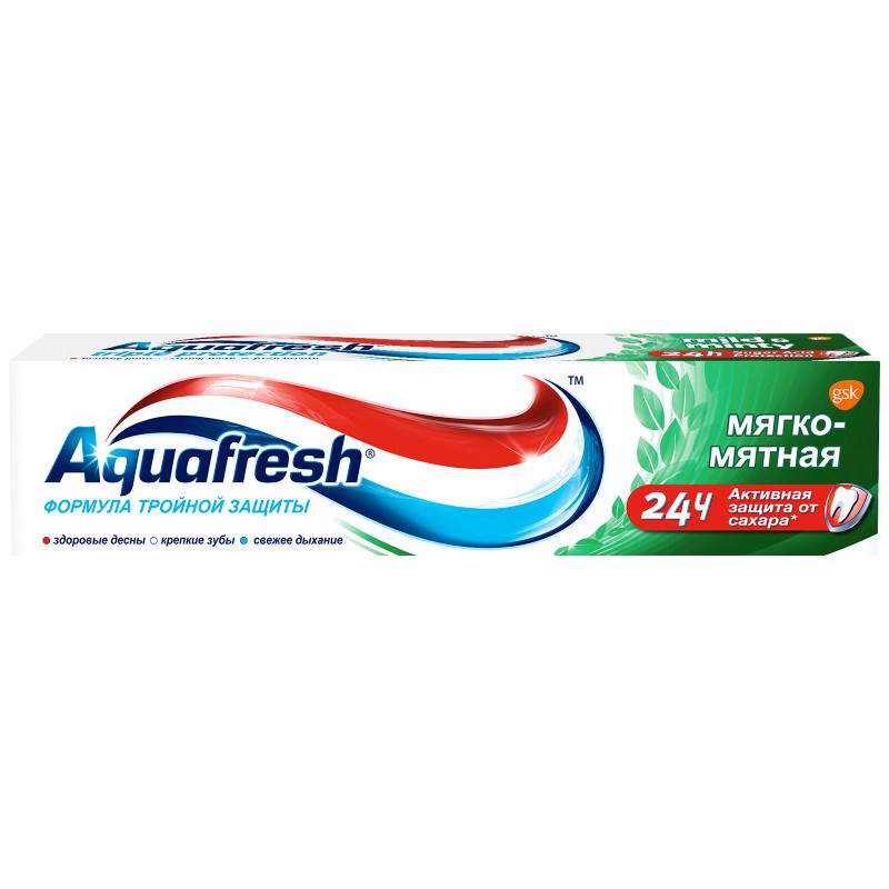 Зубная паста Aquafresh Total Care 3 мягко-мятная, 100мл — фото 2