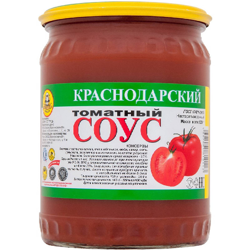 Соус томатный Капитан Припасов Краснодарский, 520г