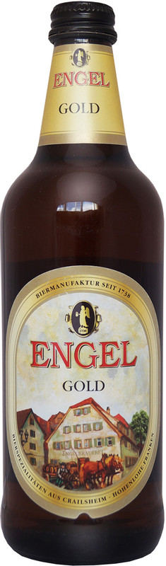 Пиво Engel Голд светлое 5.4%, 500мл