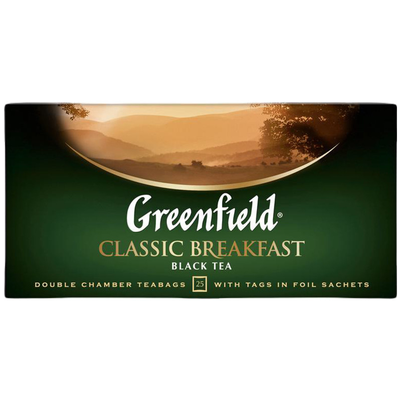Чай Greenfield Classic Breakfast чёрный в пакетиках, 25х2г — фото 4