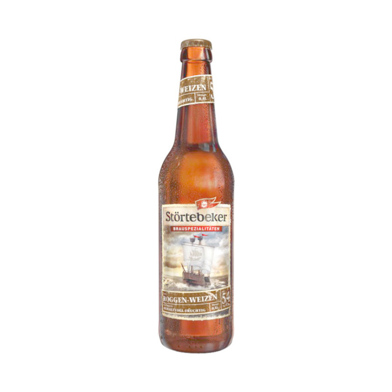 Пиво Stortebeker Рогген-Вайцен пшеничное темное нефильтрованное 5.4%, 500мл