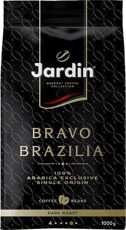 Кофе Jardin Bravo Brazilia жареный в зёрнах, 1кг