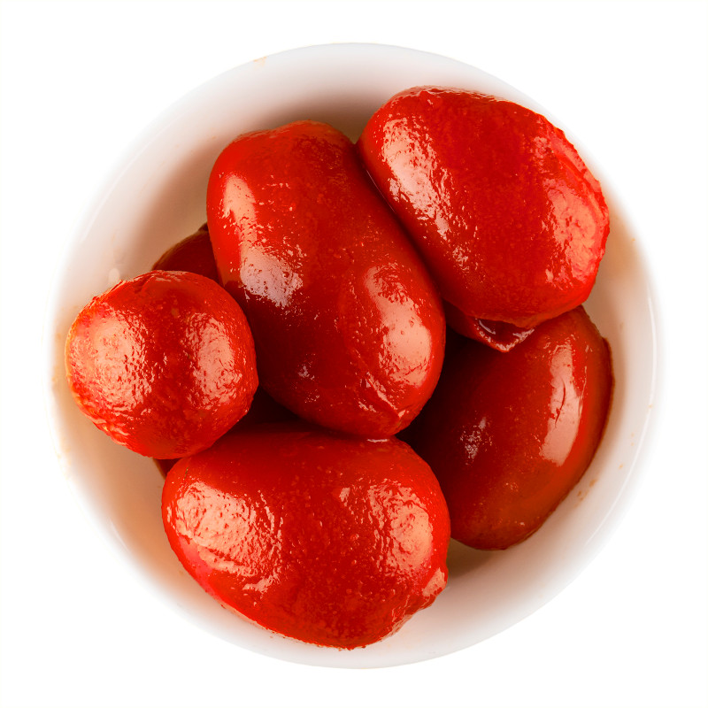 Томаты неочищенные в томатном соке Маркет Перекрёсток, 670г — фото 4