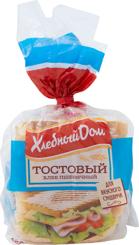 Хлеб Хлебный Дом тостовый пшеничный, 350г — фото 1