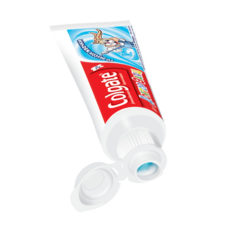 Зубная паста детская Colgate Доктор Заяц со вкусом жвачки, 50мл — фото 2