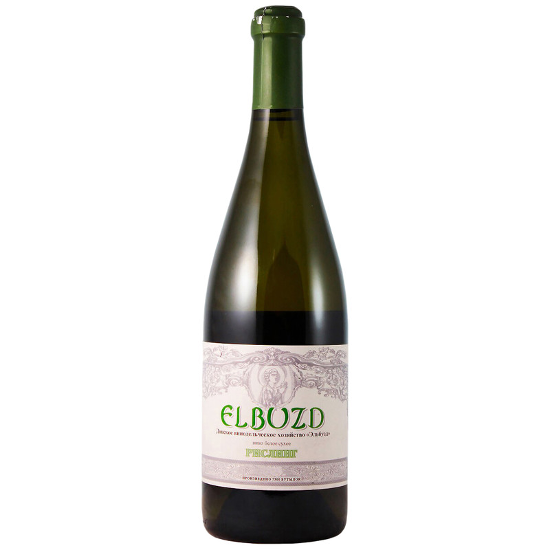 Вино Elbuzd Рислинг белое сухое 15%, 750мл