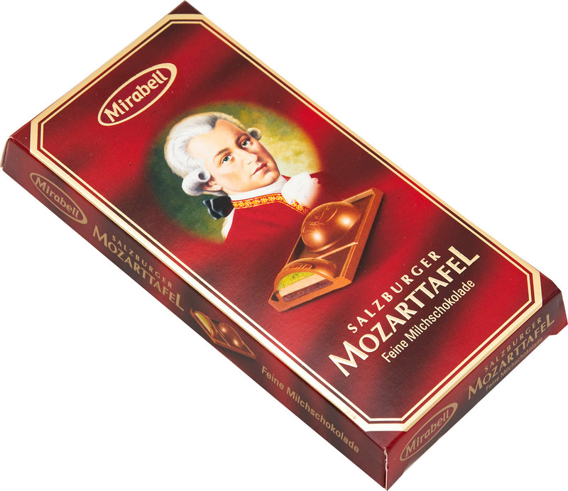 Шоколад молочный Mirabell MozarttafeL, 100г — фото 3