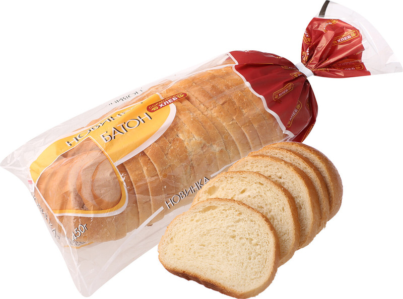 Батон Сормовский Хлеб нарезка высший сорт, 400г — фото 3