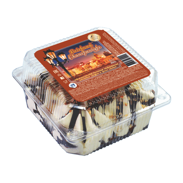 Торт-мороженое Вечерний Екатеринбург пломбир с миндалём, 400г