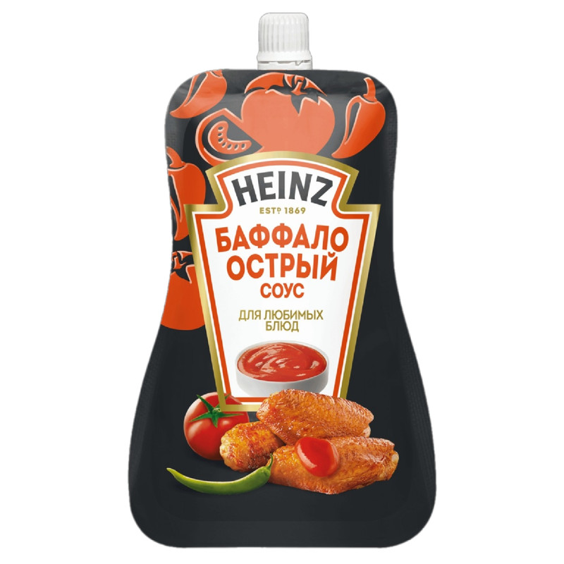 Соус Heinz Баффало Острый томатный, 200г