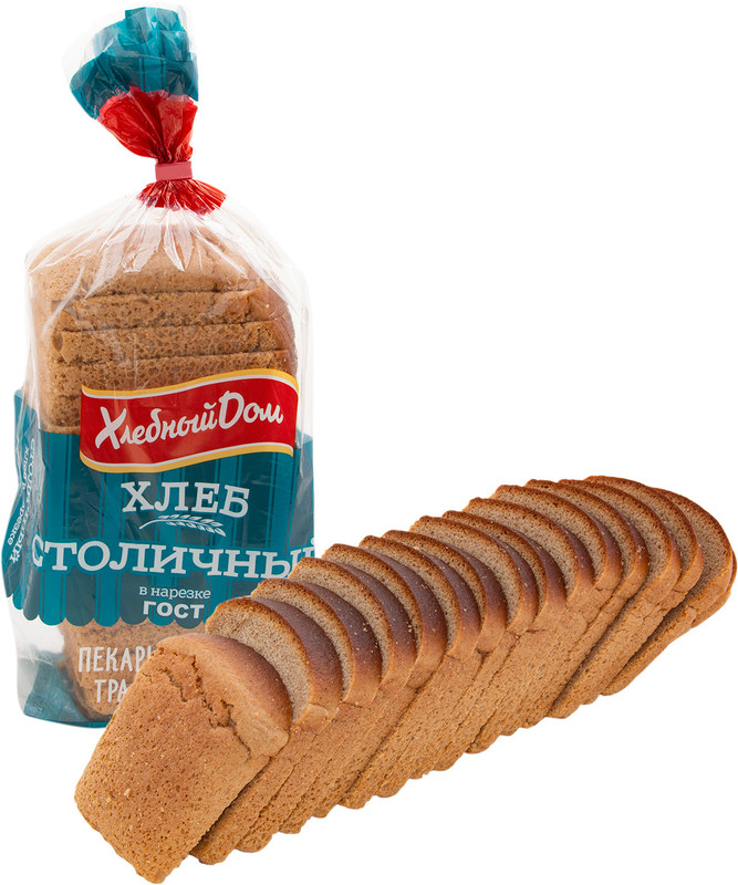 Хлеб Хлебный Дом Столичный нарезка, 700г — фото 1