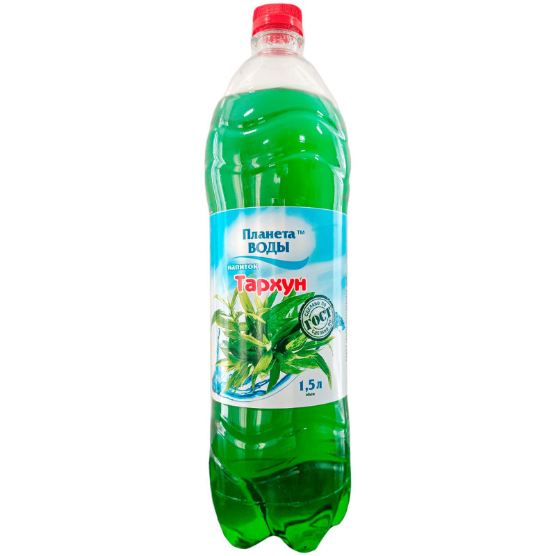 Напиток Планета воды Тархук безалкогольный сильногазированный, 1.5л