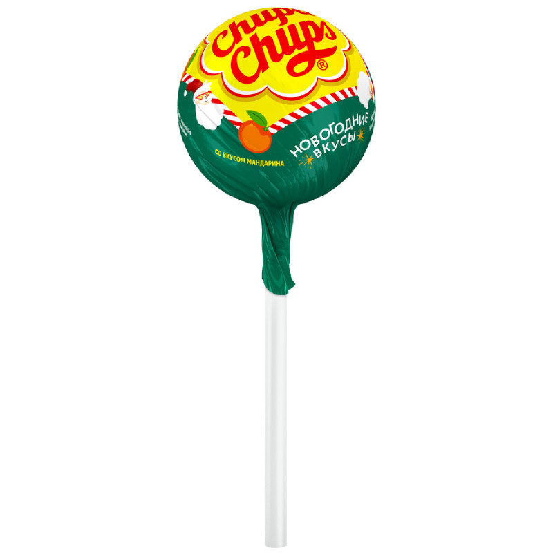 Карамель Chupa Chups яблоко-карамель/ваниль-мята/мандарин в ассортименте, 12г — фото 2