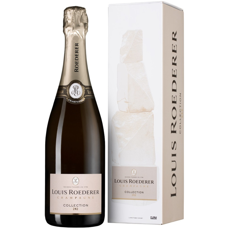 Вино игристое Louis Roederer Collection Champagne AOC белое сухое в п/у 12%, 750мл — фото 1