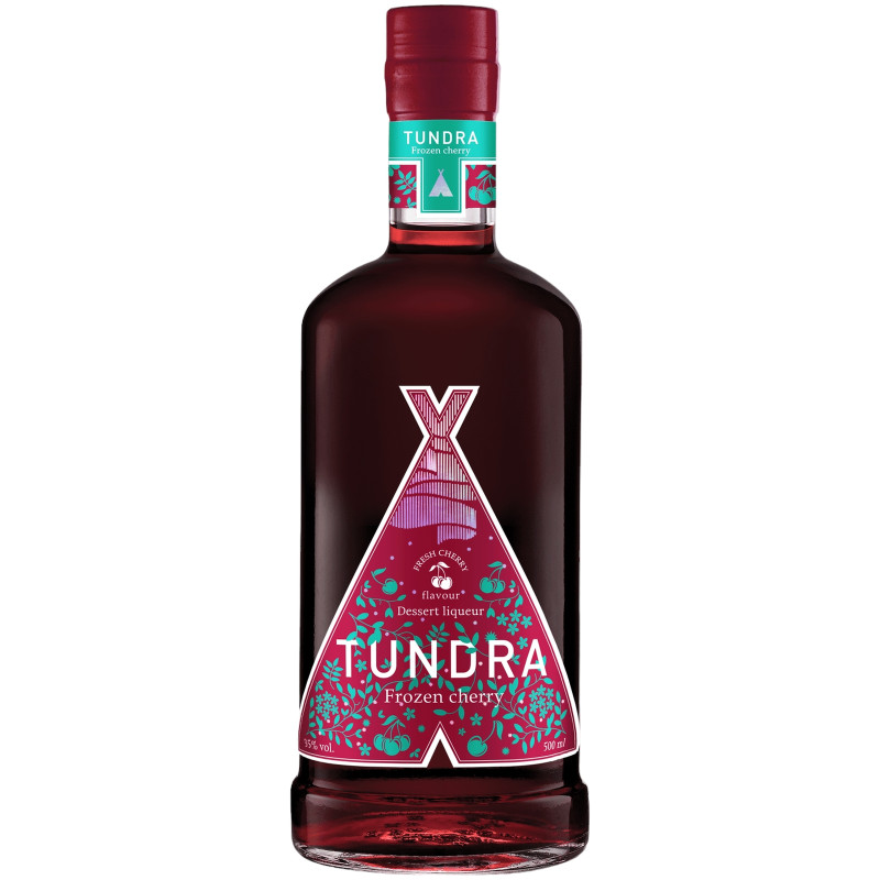 Ликёр десертный Tundra Frozen Cherry 35%, 500мл