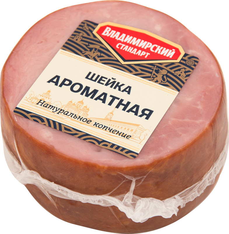 Шейка Владимирский стандарт Ароматная свиная варёно-копчёная категория В, 350г — фото 2