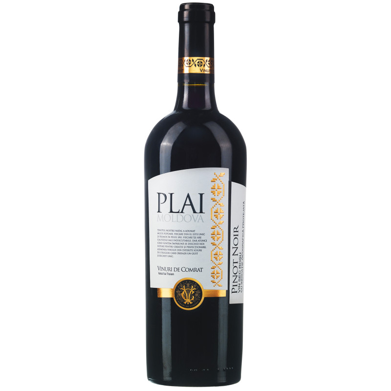 Вино Plai Moldova Pinot Noir красное сухое, 750мл
