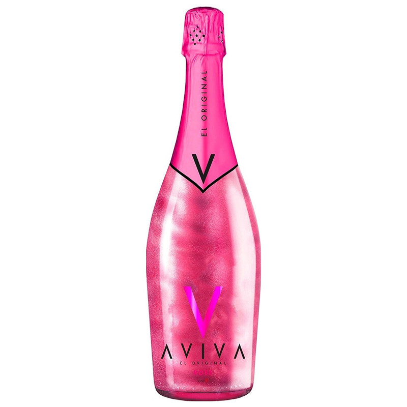 Напиток Aviva Розе винный сладкий газированный 5.5%, 0.75л