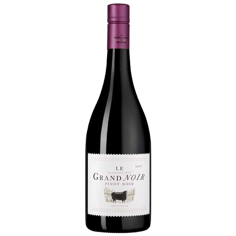 Вино Le Grand Noir Pinot Noir красное полусухое 12.5%, 750мл