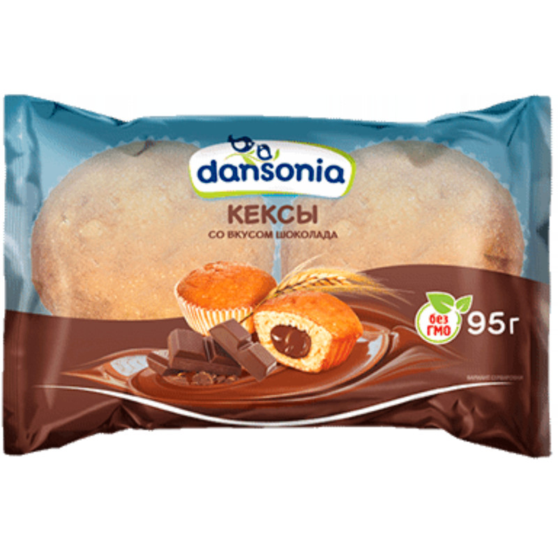 Кексы Dansonia со вкусом шоколада, 95г