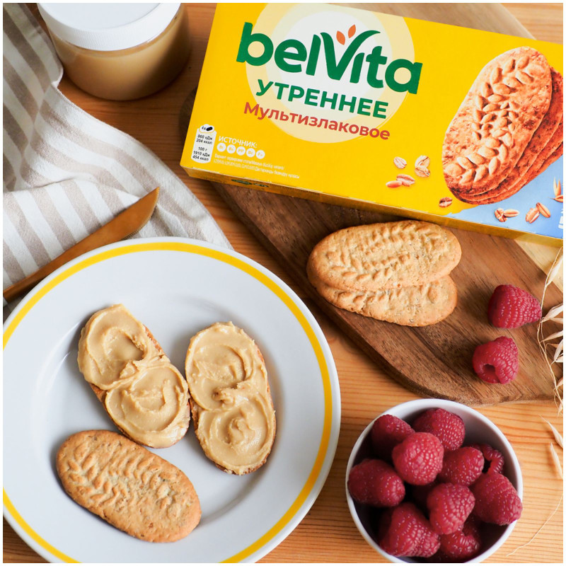 Печенье Belvita Утреннее витаминизированное со злаковыми хлопьями, 225г — фото 6