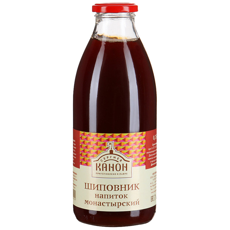 Напиток Сергиев Канон Монастырский шиповник, 750мл