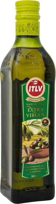 Масло оливковое ITLV Extra Virgin, 500мл — фото 2